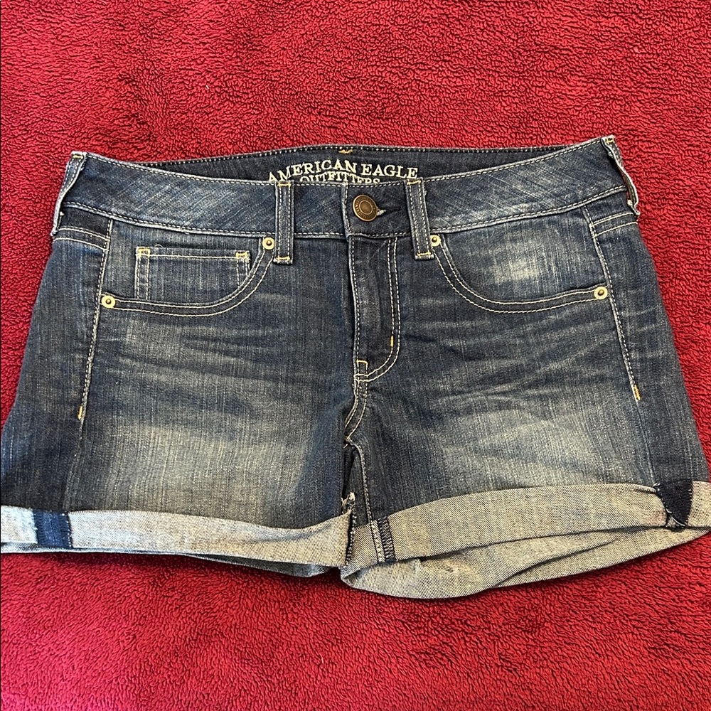 American Eagle Outfitters Dark Wash Jean Shorts
